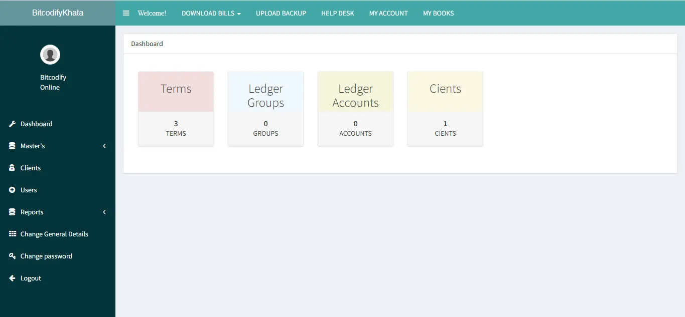 BitcodifyKhata — Accounting web application